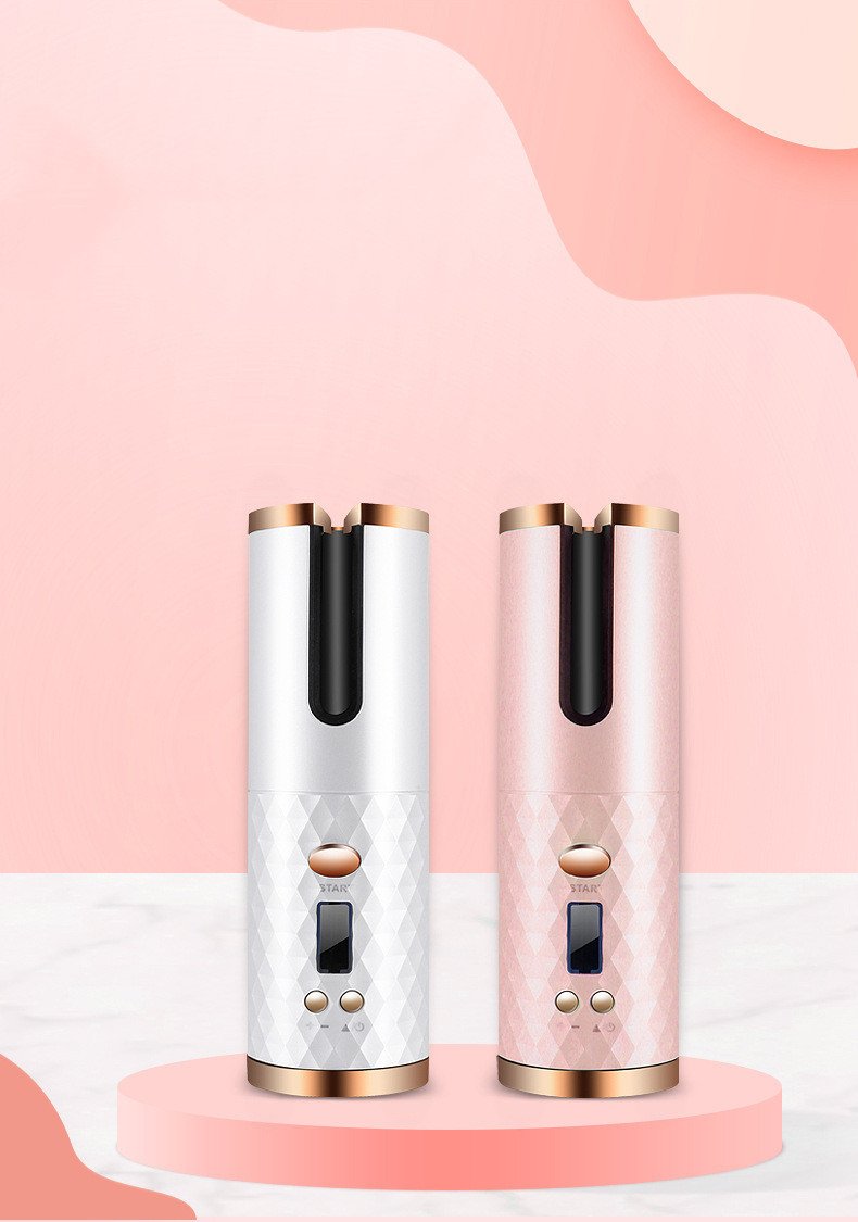 Rechargeable Automatic Hair Curler Women Portable Hair Curling Iron LCD Display Ceramic Curly Rotating Curling Wave Styer - Image 9