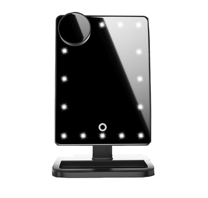 Touch Screen Makeup Mirror With 20 LED Light Bluetooth Music Speaker 10X Magnifying Mirrors Lights - Image 7