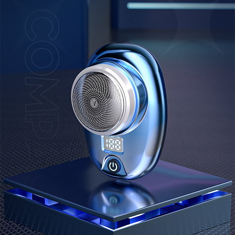 Digitaalinen vedenpitävä matkakäyttöinen sähköinen kannettava parranajokone - Digital Waterproof Travel Electric Portable Shaver